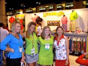 Loudmouth with the Golf Belles PGA show